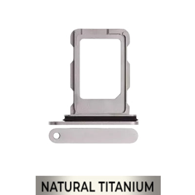 Single SIM Card Tray for iPhone 16 Pro/16 Pro Max-Natural Titanium