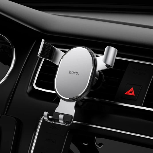 HOCO CA56 Plus Armor Metal Gravity Car Holder - Black