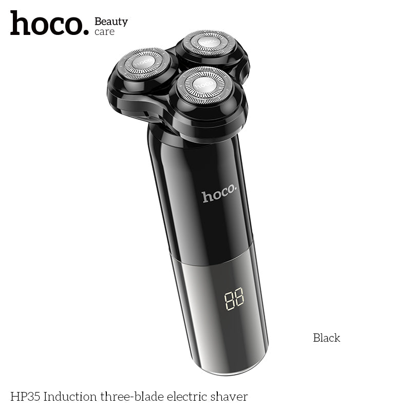 Hoco HP35 Induction three-blade electric shaver - Black