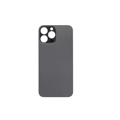 iPhone 13 Pro Max Compatible Back Glass Aftermarket - Graphite (Big Hole)