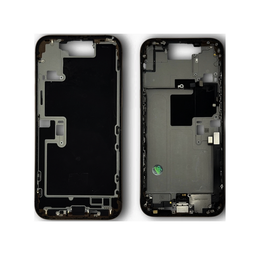 iPhone 16 Pro Max Oem Mid Frame Housing With Small Parts - Black Titanium