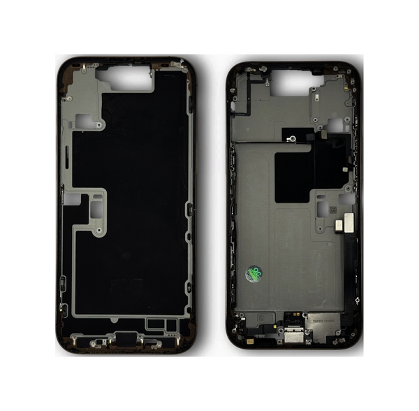 iPhone 16 Pro Max Oem Mid Frame Housing With Small Parts - Black Titanium
