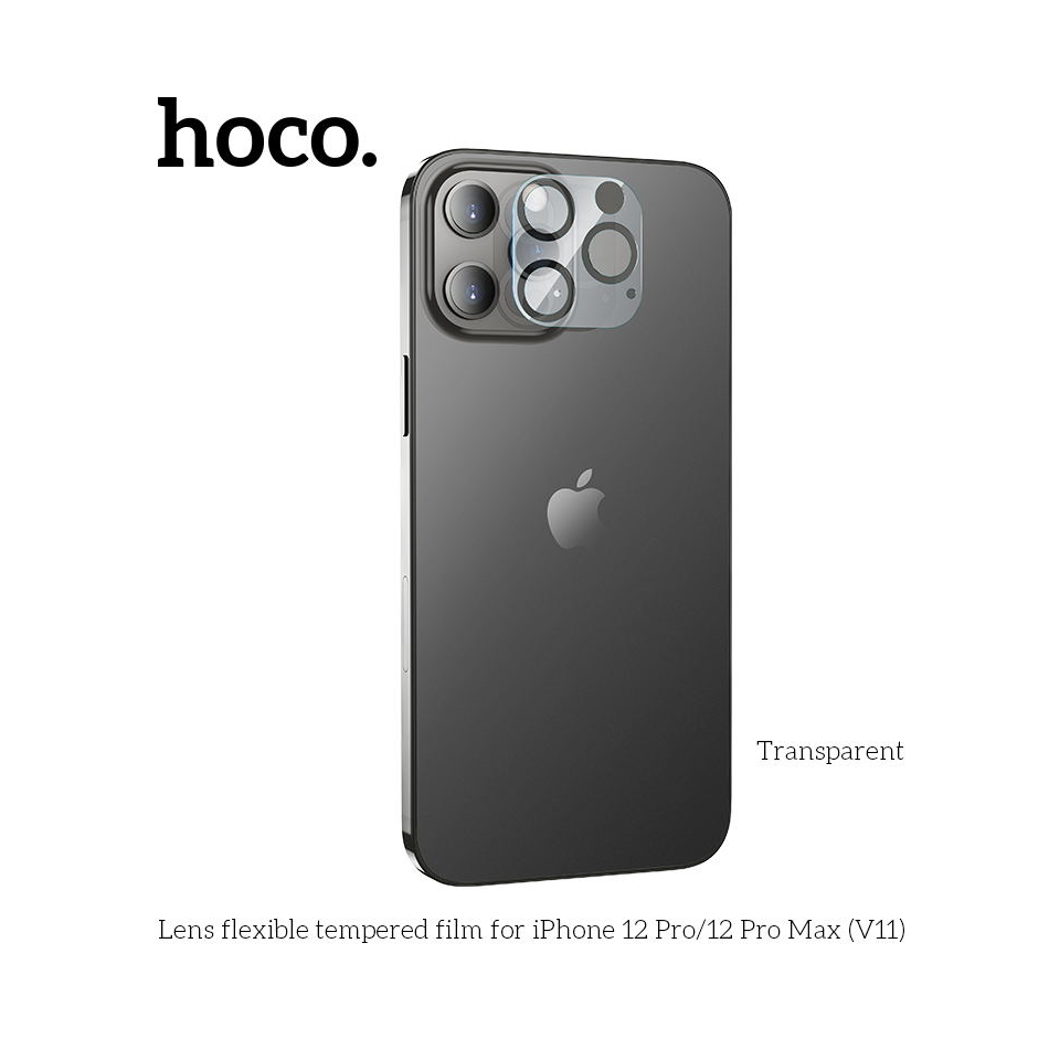 HOCO V11 Camera Lens Flexible tempered glass- iPhone 12 Pro Max