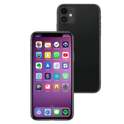 iPhone 11 Used Phone 128GB Black [Grade-A] BATTERY 90%