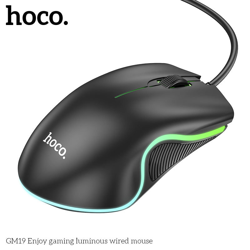 GM19 Enjoy gaming luminous wired mouse