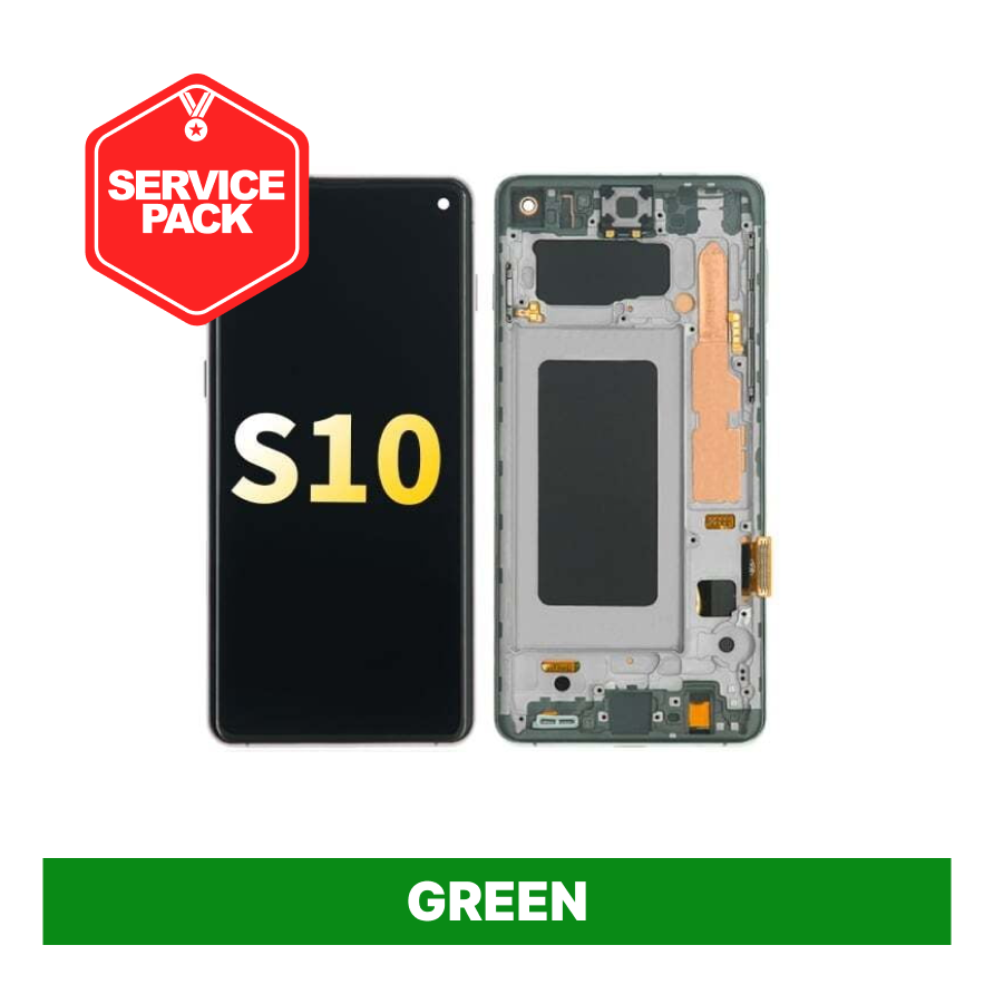 Samsung Galaxy S10 Screen Service Pack - Prism Green