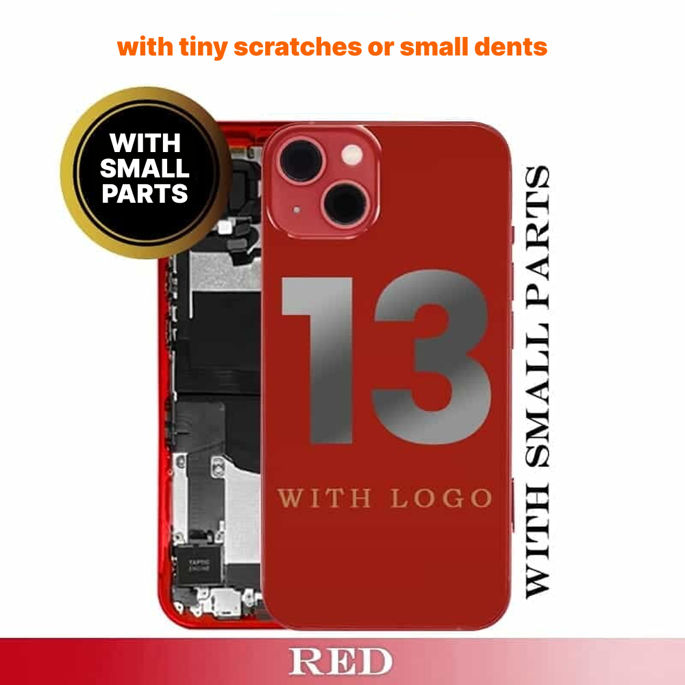 iPhone 13 Oem Compatible Housing With Full Parts - Red - Blemished