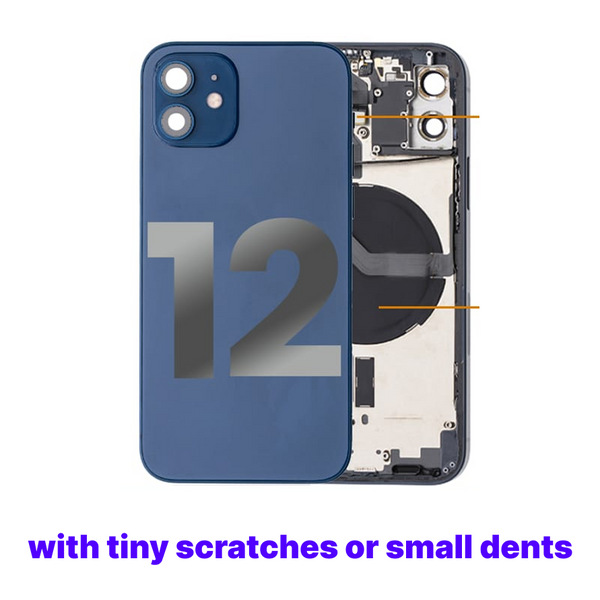 iPhone 12 Oem Compatible Housing with Full Parts - Blue - Blemished