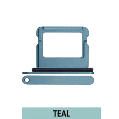 Single SIM Card Tray for iPhone 16/16 Plus-Teal
