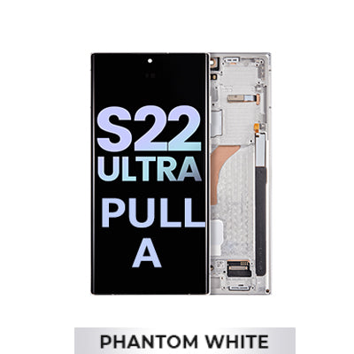 Samsung Galaxy S22 Ultra Pull A Grade Screen - Phantom White