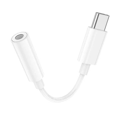 HOCO LS35 Type-C to 3.5mm digital audio converter - White