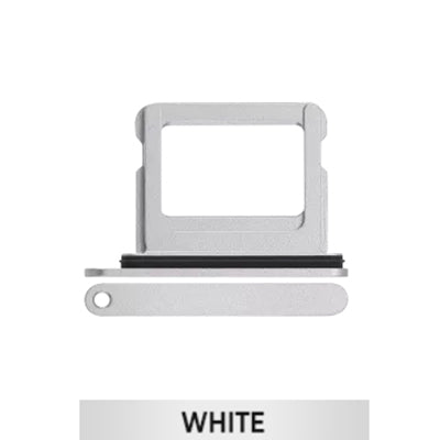 Single SIM Card Tray for iPhone 16/16 Plus-White