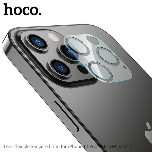HOCO V11 Camera Lens Flexible tempered glass- iPhone 12 Pro
