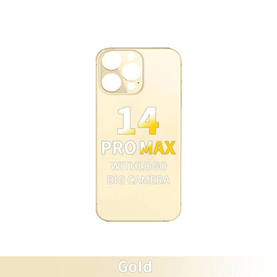 iPhone 14 Pro Max OEM Compatible Back Glass - Gold (Big Hole)