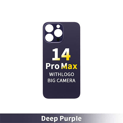 iPhone 14 Pro Max OEM Compatible Back Glass - Deep Purple (Big Hole)