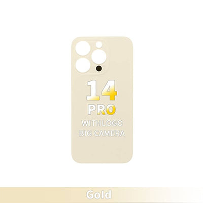 iPhone 14Pro OEM Compatible Back Glass - Gold (Big Hole)