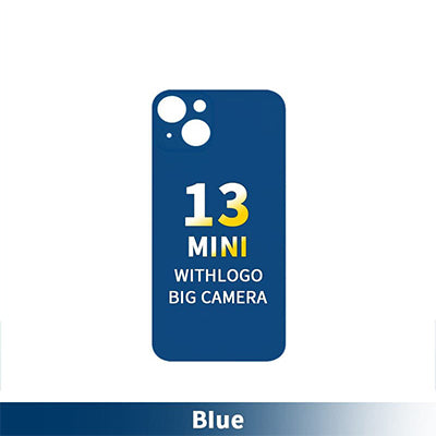 iPhone 13 Mini Compatible Back Glass - Blue (Big Hole)