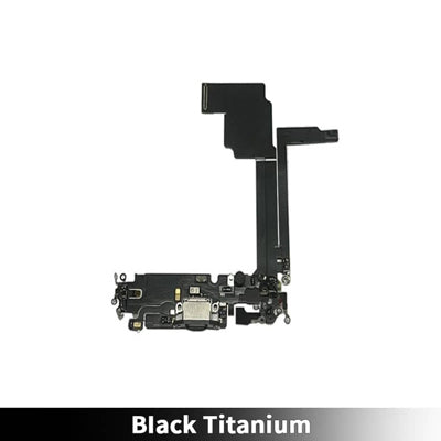 iPhone 15 Pro Max Charging Port OEM- Black Titanium