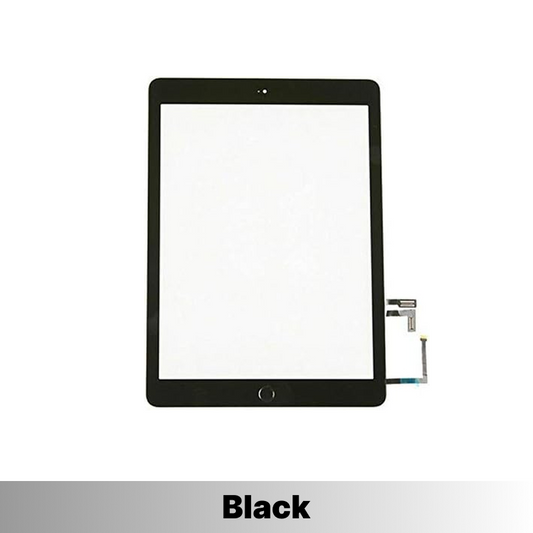 iPad 7/8/9 Touch Digitizer With Home Button Oem - Black