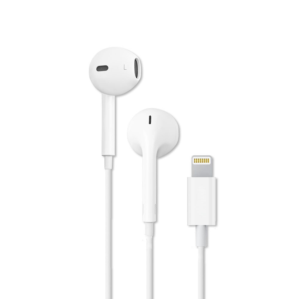 NCC E21 Wired Earphones with Lightning Connector - White