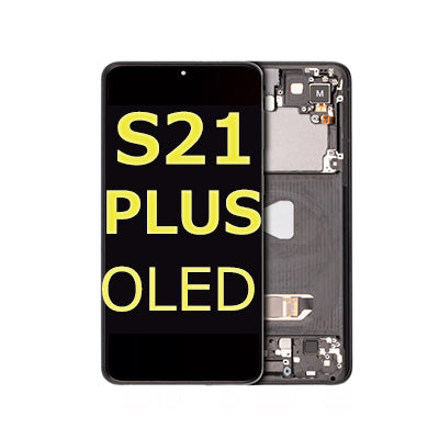 Samsung Galaxy S21 Plus 5G Compatible Amoled Assembly -Soft Oled Aftermarket - Phantom Black