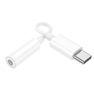 HOCO LS35 Type-C to 3.5mm digital audio converter - White