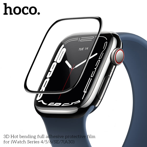 Hoco A30 3D Hot Bending Full Screen Protection Film For iWatch 4/5/6/SE - 44mm