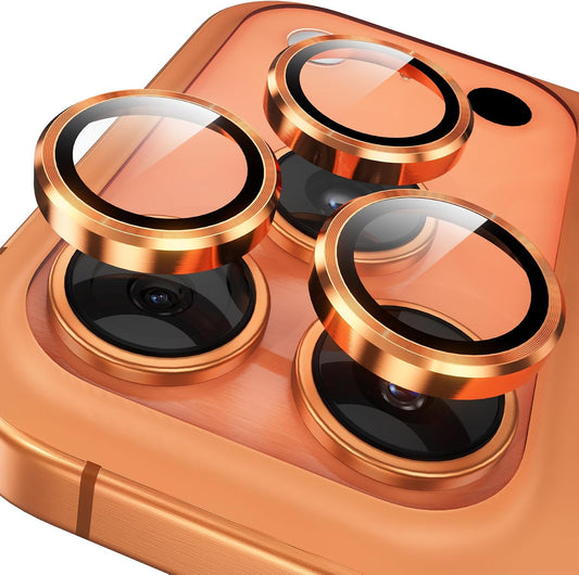 Full Camera Lens Coverage Protector for iP17Pro/17 Pro Max - Orange
