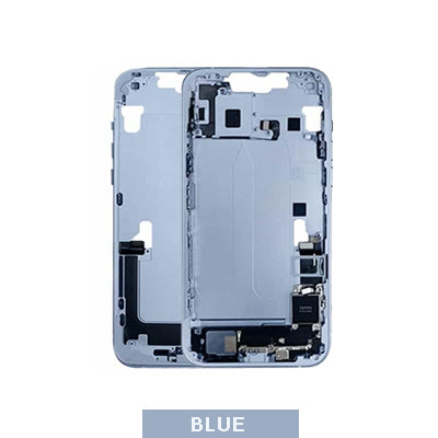 iPhone 14 Plus Oem Mid Frame Housing With Small Parts - BLUE