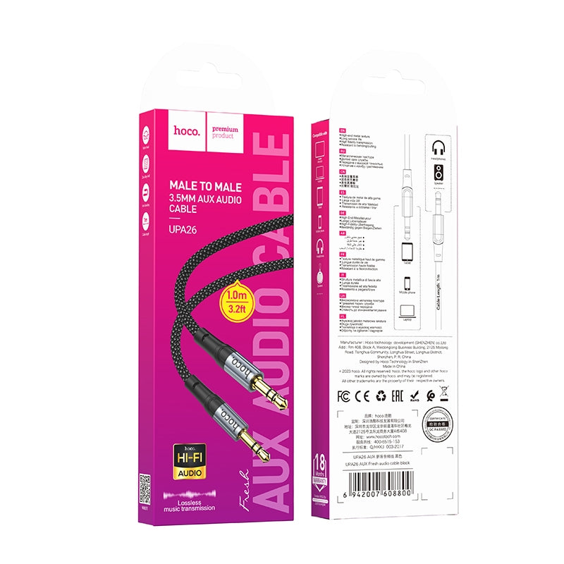 Hoco UPA26 AUX Fresh audio cable L=1m