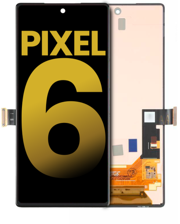Google Pixel 6A Prime Hard OLED Display Assembly with Frame - Black