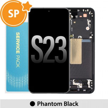 Samsung Galaxy S23 Service Pack Screen - Black