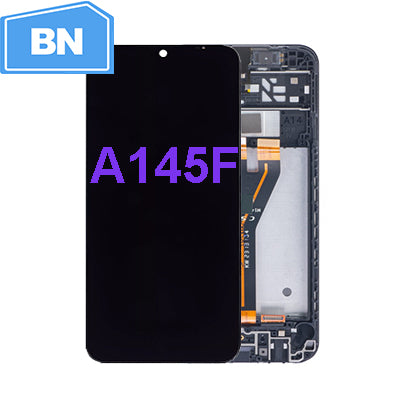 Samsung Galaxy A14 4G/A145F Original New Screen with Frame - Black