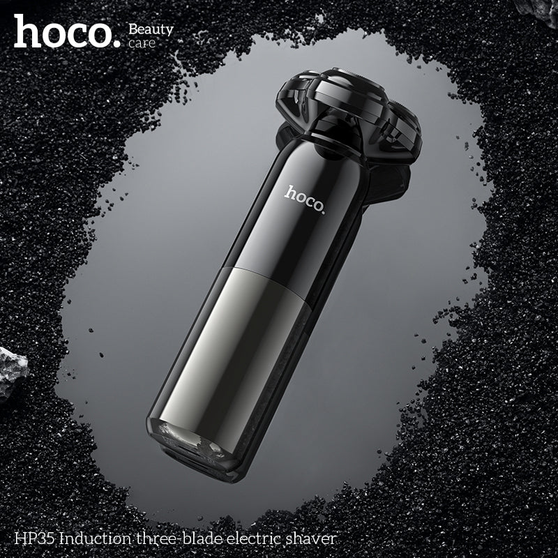 Hoco HP35 Induction three-blade electric shaver - Black