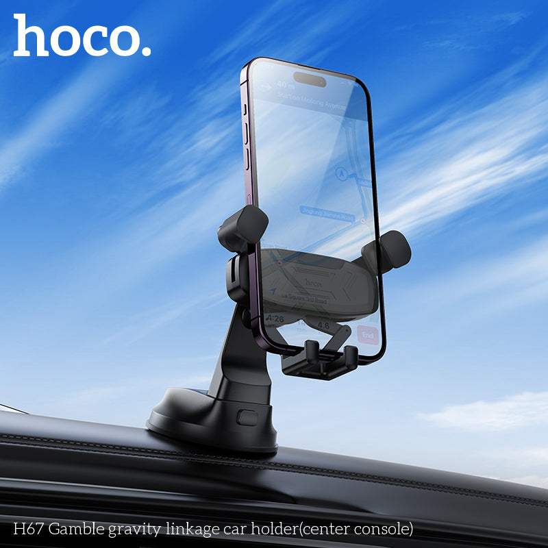 HOCO H67 Gamble gravity linkage car holder(center console)
