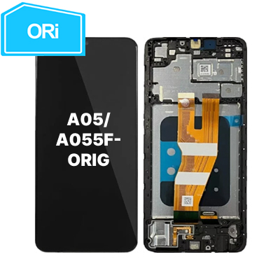 Samsung Galaxy A05/A055F Original New Screen with Frame - Black