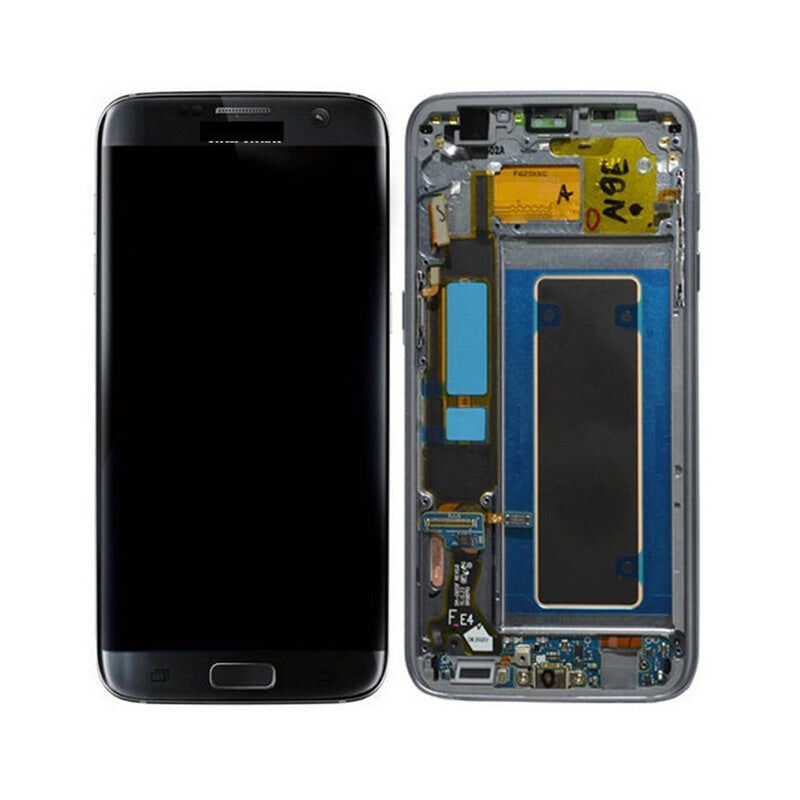 Samsung Galaxy S7 Edge G935F Compatible Amoled Assembly - Oled High Quality - Black