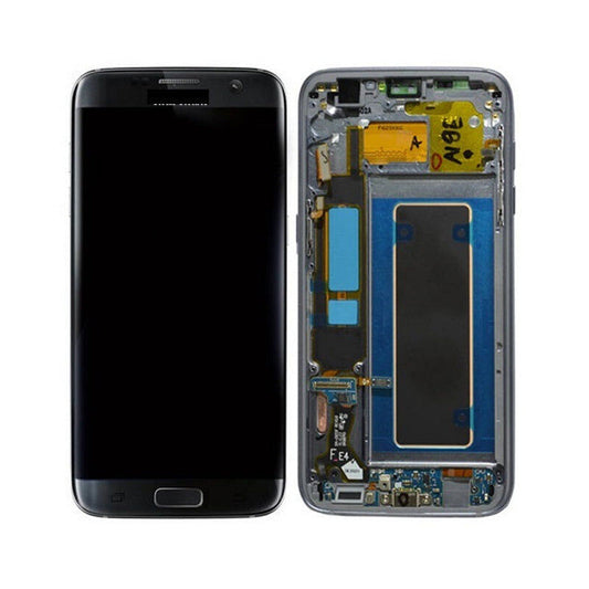 Samsung Galaxy S7 Edge G935F Compatible Amoled Assembly - Oled High Quality - Silver