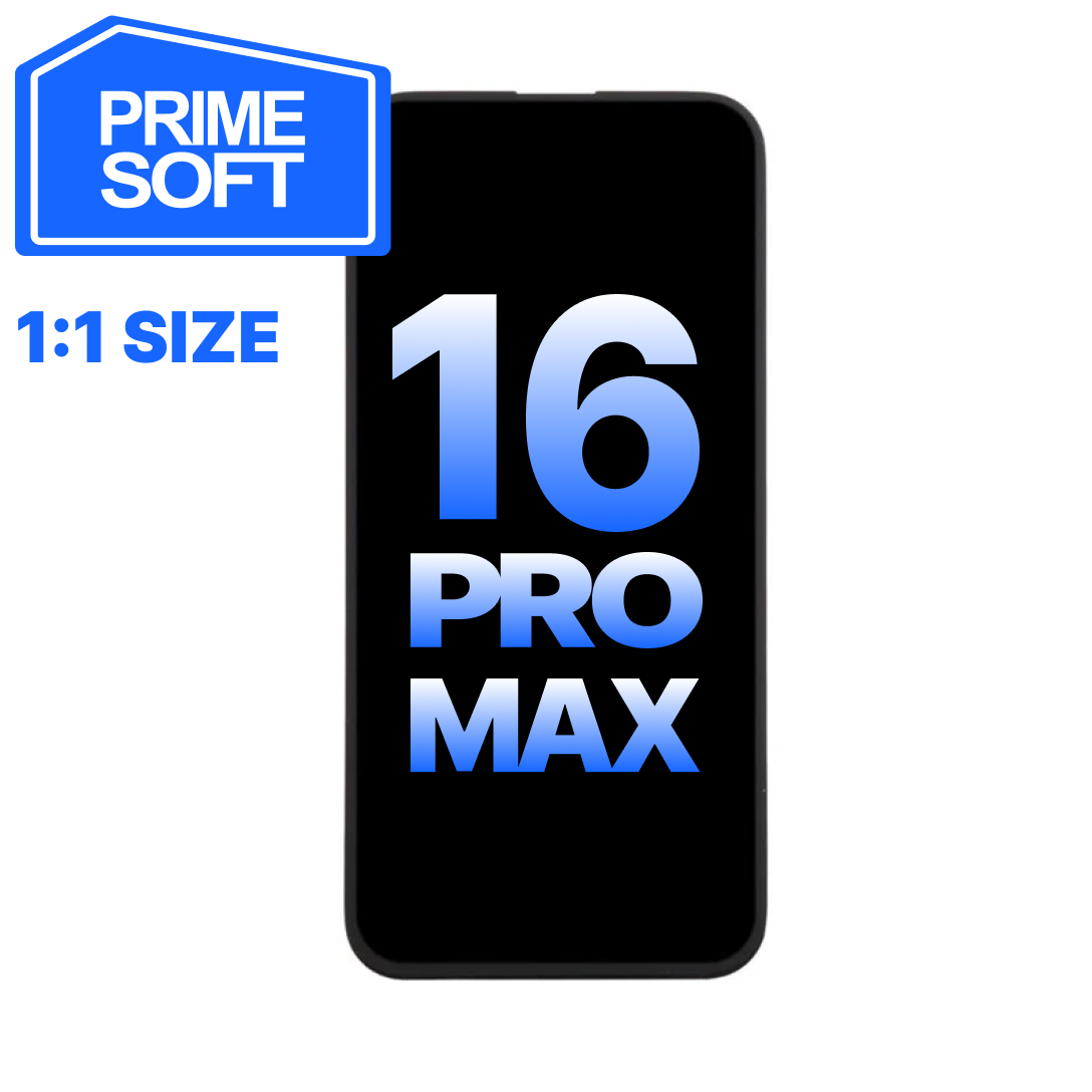 1:1 SIZE iPhone 16 Pro Max Prime Soft OLED ECO Screen Assembly 120HZ