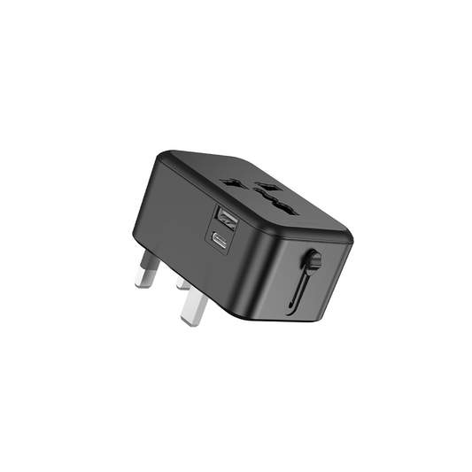 NCC TC002 20W USB-A+C Travel Charger - Black