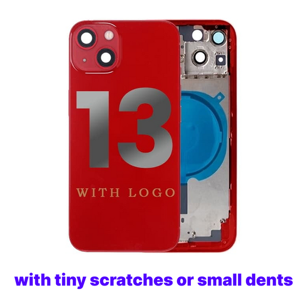 iPhone 13 Oem Compatible Housing With Full Parts - Red - Blemished