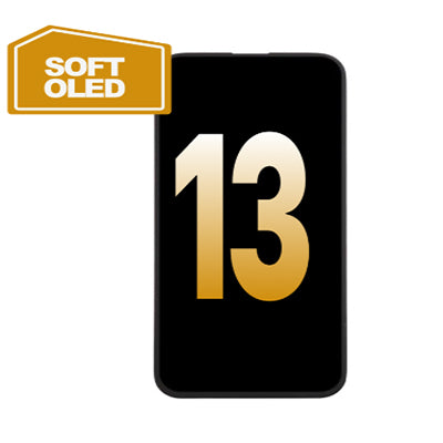 iPhone 13 Soft OLED Aftermarket - Self Configuration Screen screen assembly replacement part
