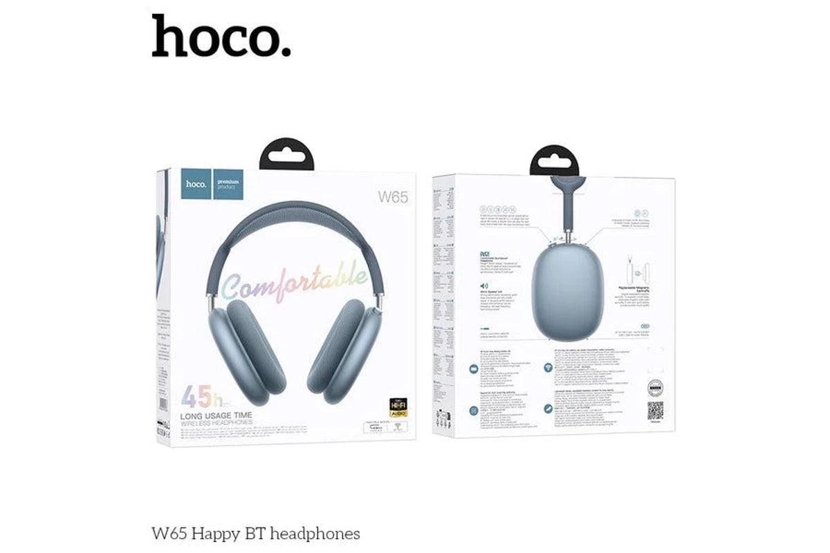 W65 Plus Happy ANC BT headphones Deep Space blue