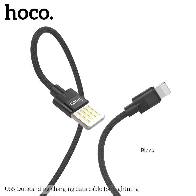 U55 Outstanding charging data cable for Type-C - Black