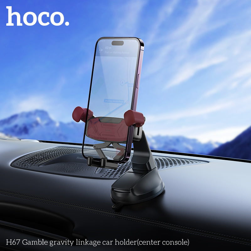 HOCO H67 Gamble gravity linkage car holder(center console)