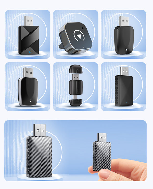 Wireless CarPlay Adapter Box: Android Auto & CarPlay Compatible