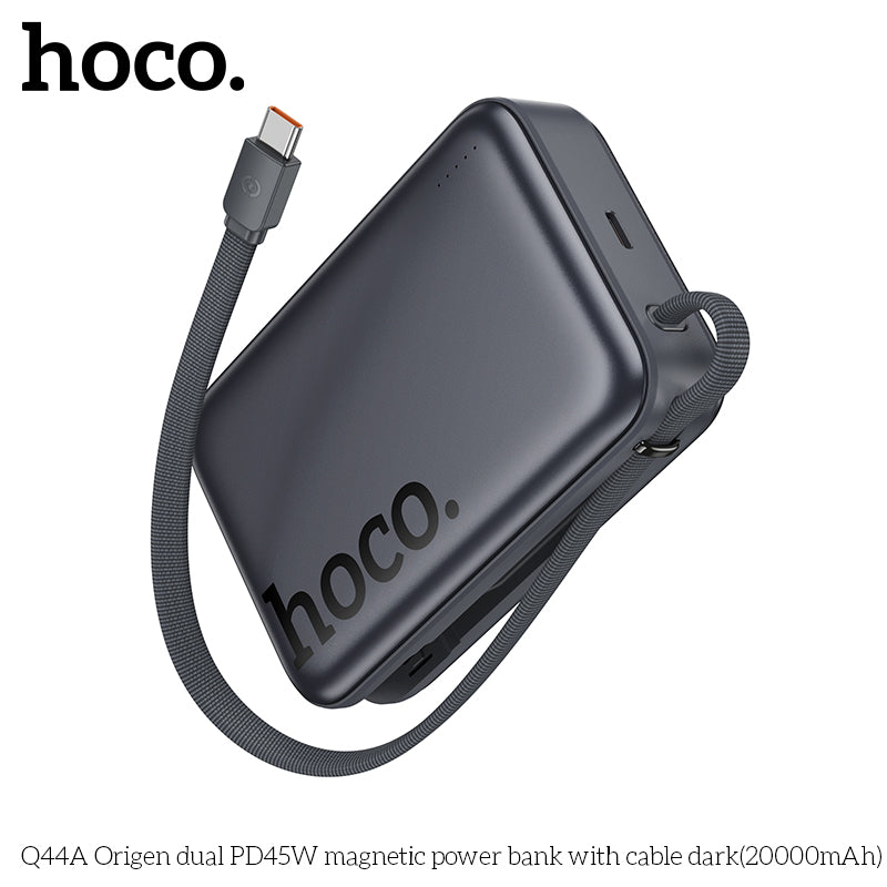 Q44A For Laptop PD45W 20000mAh MagSafe with Cable power bank wholesale mobile accessory