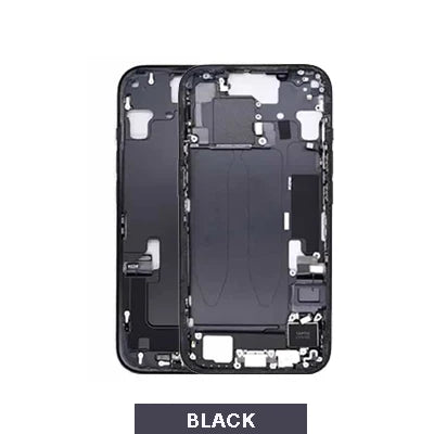 iPhone 15 Plus Pull Mid Frame Housing With Small Parts - Black