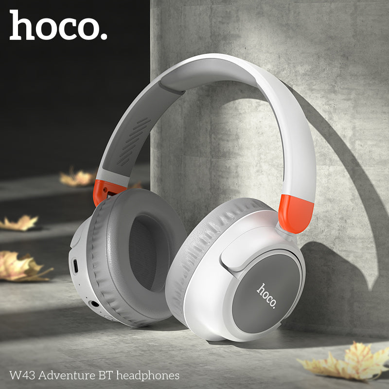 HOCO W43 Adventure BT headphones - White