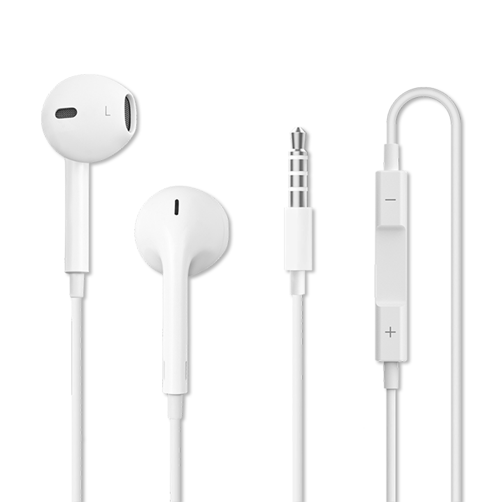 NCC E12 Wired Earphones with 3.5mm Plug Connector - White